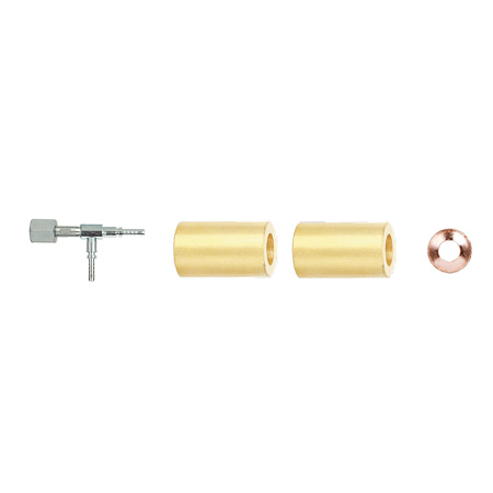 Тройник с боковой гайкой 1/4" SAE, 7/16"-20UNF (на трубку 4мм)