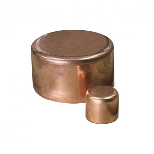 Заглушка медная пайка 64 мм